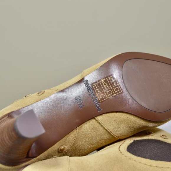 🆕🏷️See by Chloé TanTasseled/Studded Boots  🇮🇹 - Picture 11 of 12